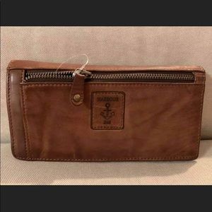 NWT Harbour 2nd Distressed Leather Wallet